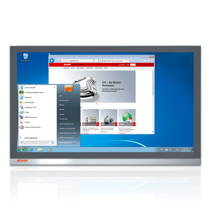 C9900-S44x, C9900-S45x | Windows 7 für Beckhoff Industrie-PCs