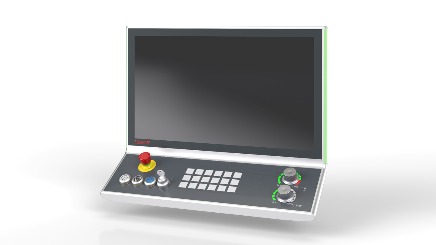 CP3921-1512-0000 | CNC multi-touch Control Panel in a special CNC function design with DVI/USB-Extended