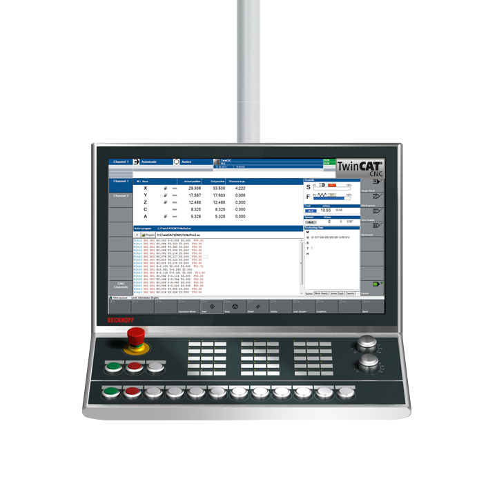 CP3921-1502-0010 | CNC-Multitouch-Control-Panel im speziellem CNC-Funktionsdesign mit CP-Link 4