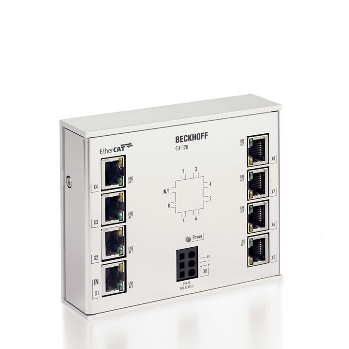 100MBit/S CU2008 Beckhoff BECKHOFF Switch 8-Port Commutateur Ethernet RJ45 10 