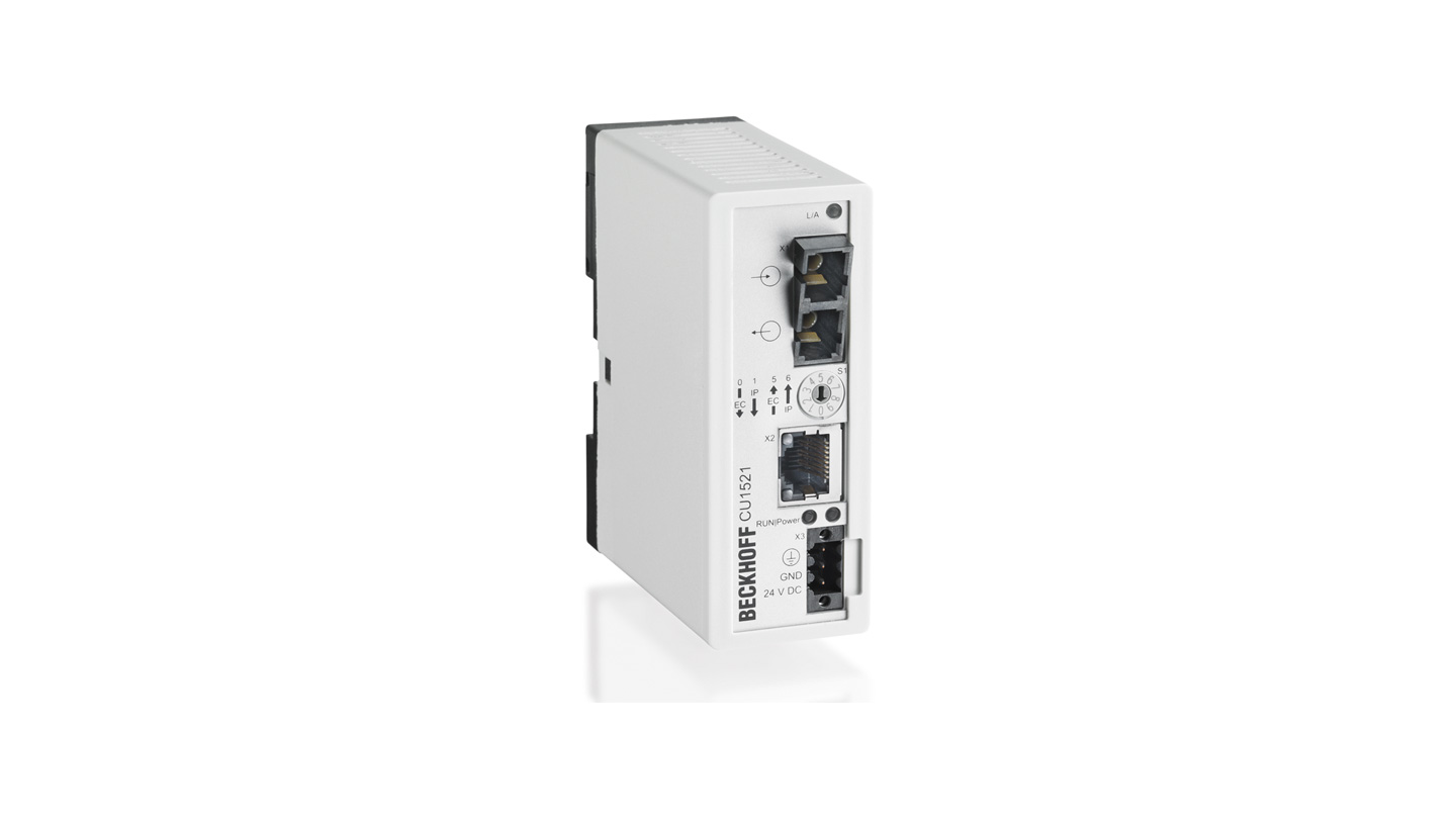 CU1521 | Infrastructure, media converter, Ethernet/EtherCAT, 100