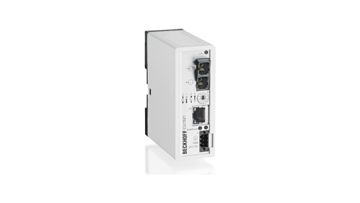 CU1521 | Infrastructure, media converter, Ethernet/EtherCAT, 100 Mbit/s, 24 V DC, fiber optic multi-mode