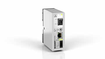 CU1561 | Infrastructure, media converter, Ethernet/EtherCAT, 100 Mbit/s, 24 V DC, fiber optic POF