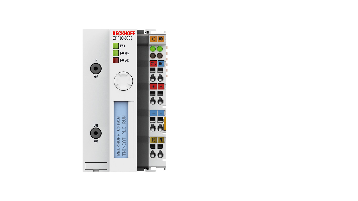 CX1100-0003 | Power supply units and I/O interfaces for CX1010/CX1020 (service phase)