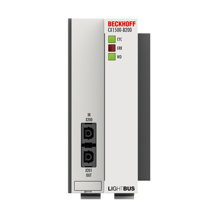 CX1500-B200 | Lightbus slave fieldbus connection (service phase)