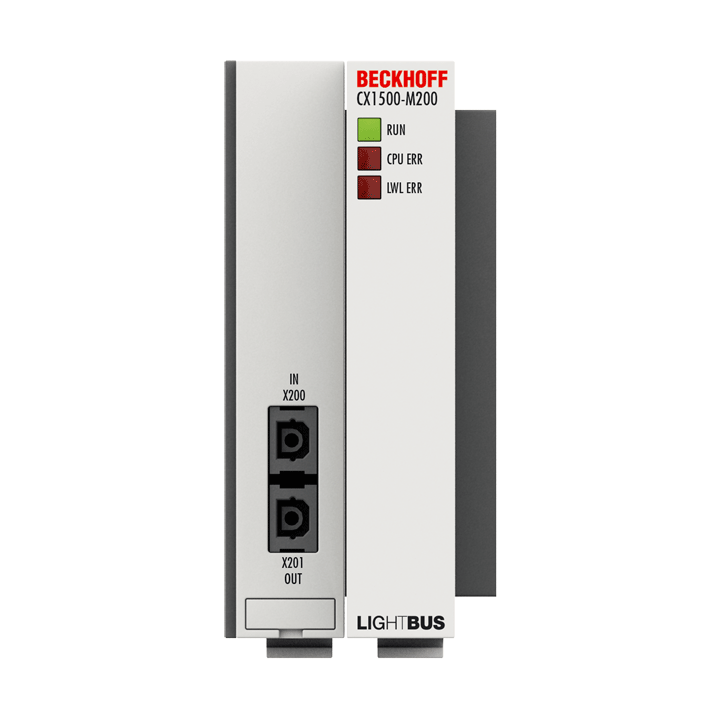 CX1500-M200 | Lightbus master fieldbus connection (service phase)