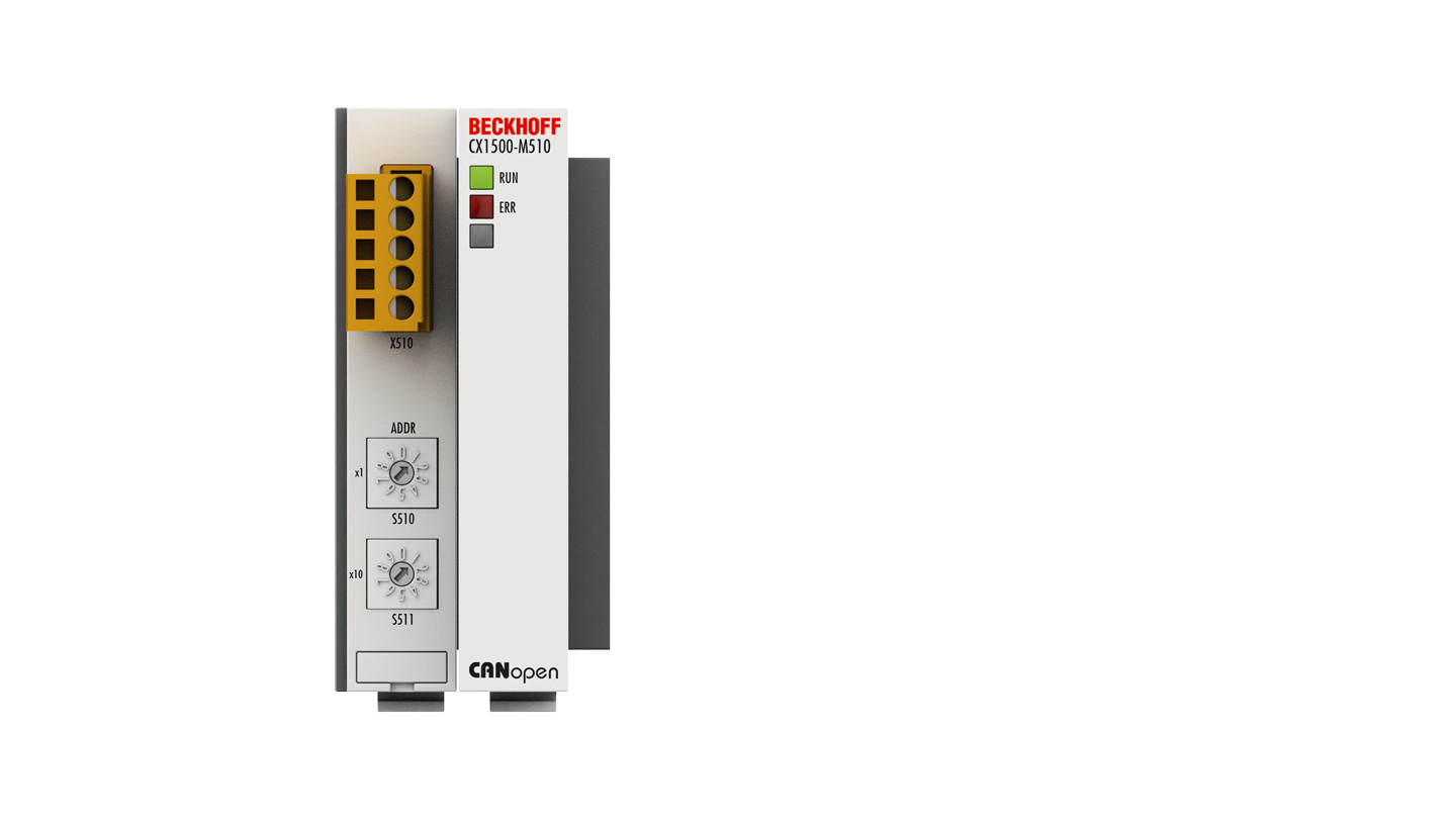 CX1500-M510 | CANopen master fieldbus connection