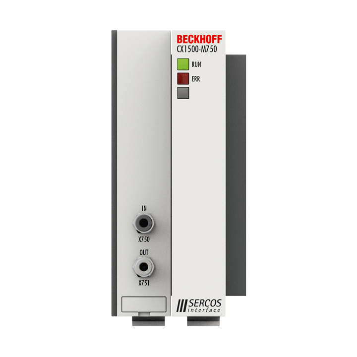 CX1500-M750 | SERCOS II master fieldbus connection (service phase)