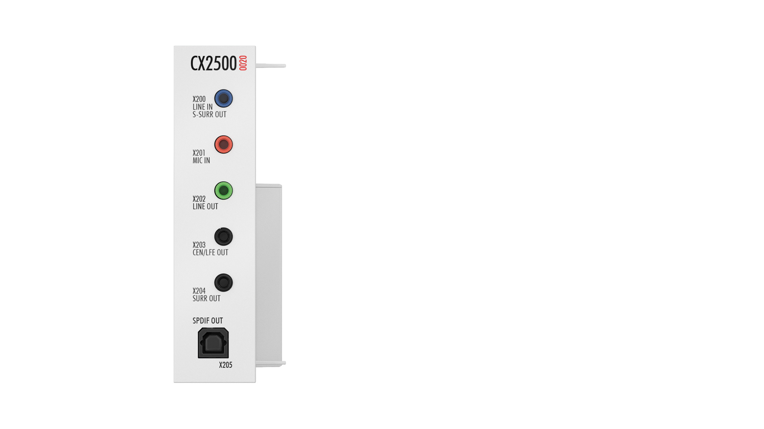 CX2500-0020 | Audioschnittstelle für CX20x0, CX56x0