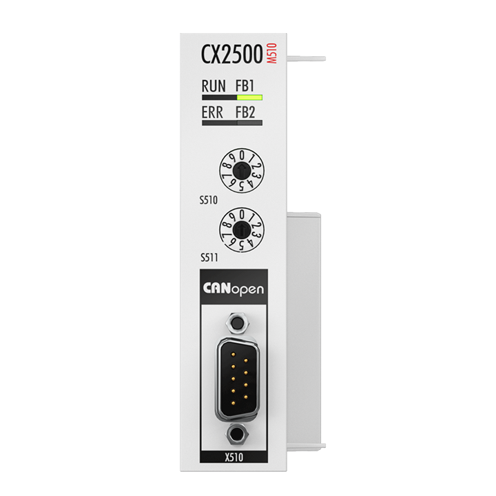 CX2500-M510 | Feldbusmaster-Module CANopen für CX20xx, CX52x0, CX53x0, CX56x0