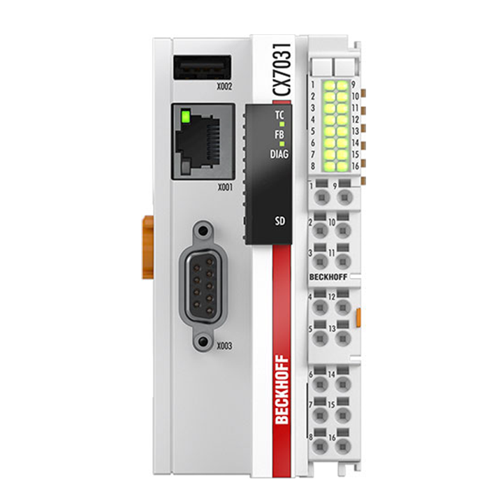 CX7031 | Embedded PC with Arm® Cortex®-M7, PROFIBUS slave and integrated I/Os