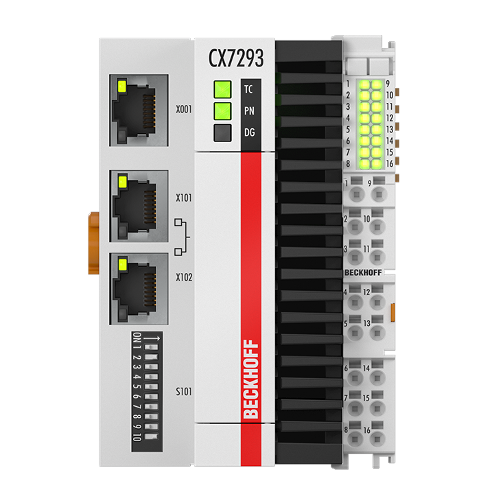 CX7293 | Embedded PC with Arm® Cortex®-A9, PROFINET RT device and integrated I/Os