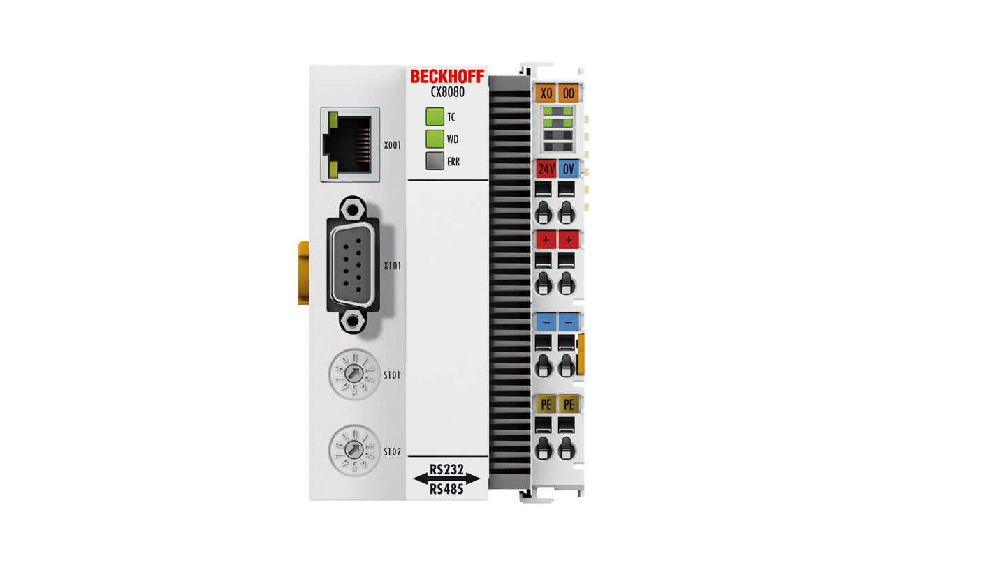 CX8080 | Embedded PC with RS232/RS485