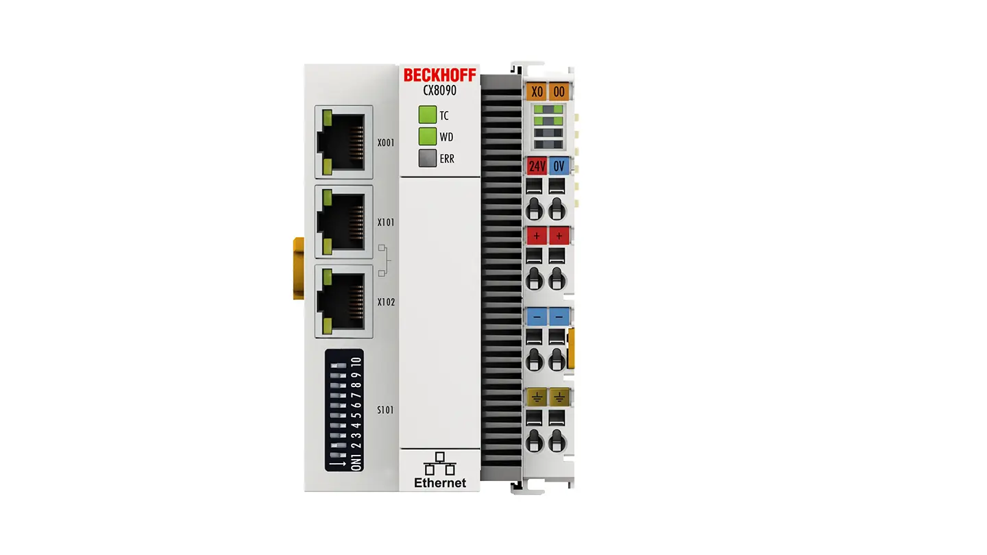 CX8090 | Embedded PC with Arm9™ and 2-port Ethernet switch