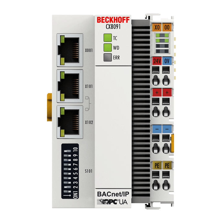 CX8091 | Embedded PC with BACnet/IP or OPC UA | Beckhoff Worldwide