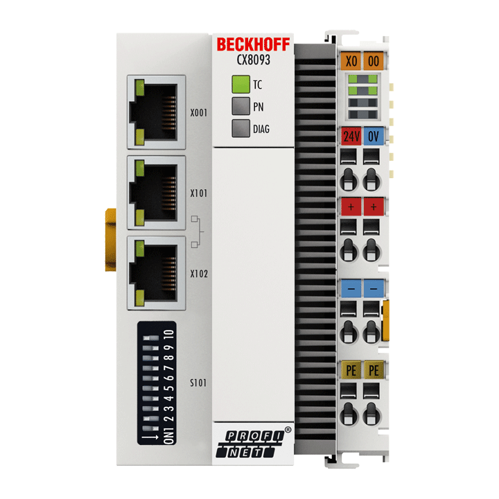 CX8093 | Embedded PC with PROFINET device | Beckhoff USA