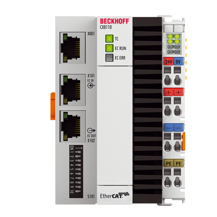 CX8110 | Embedded PC with Arm® Cortex®-A9 and EtherCAT slave