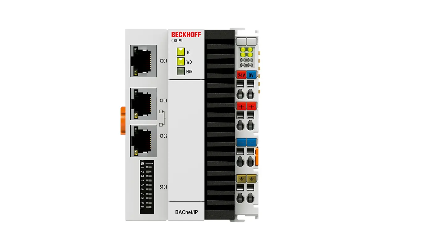 CX8191 | Embedded PC with Arm® Cortex®-A9 and BACnet/IP | Beckhoff