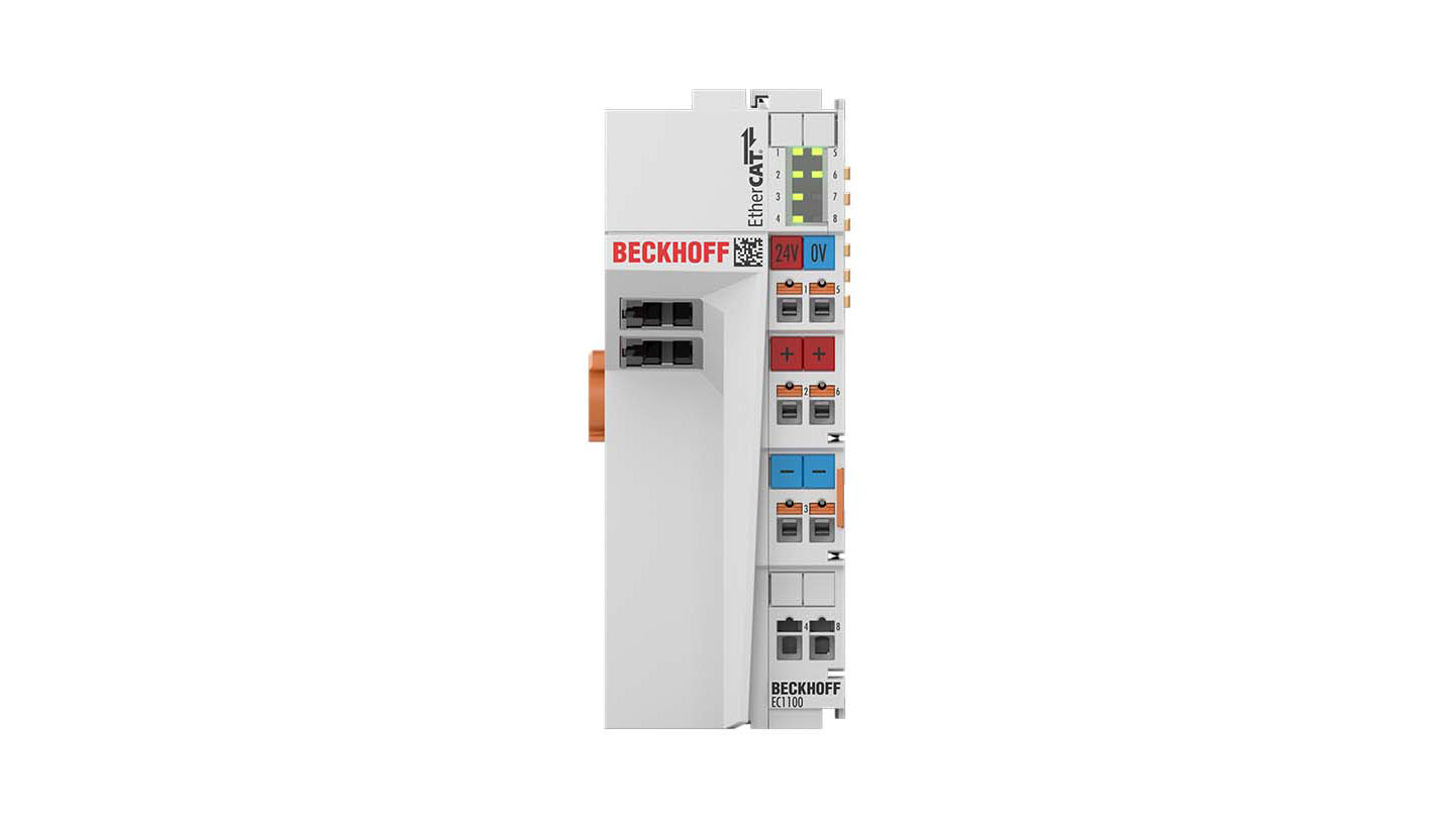 EC1100 | EtherCAT Coupler, RJ45, angled, push-in