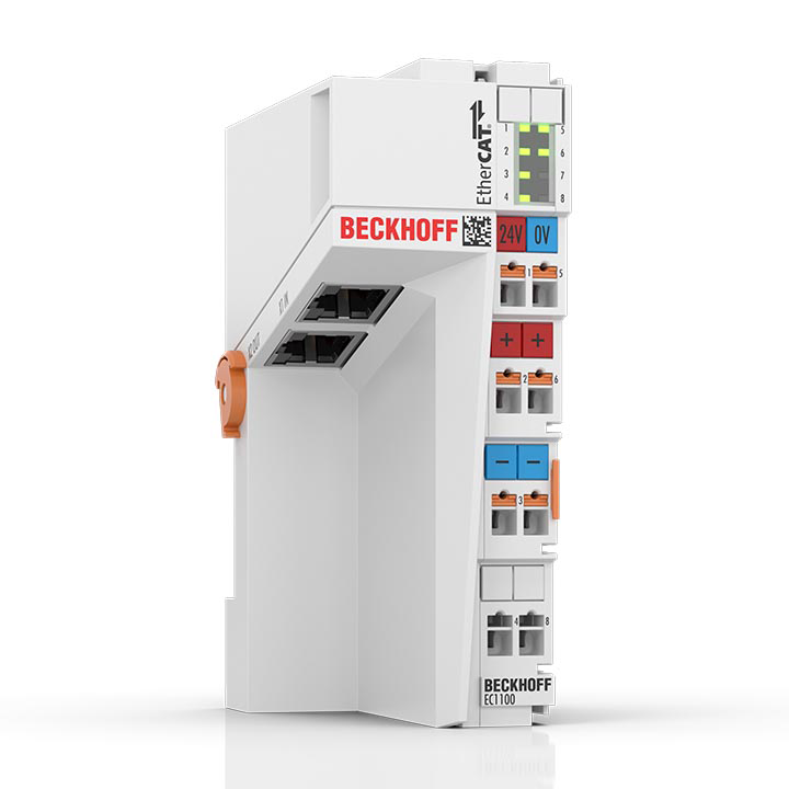 EC1100 | EtherCAT Coupler, RJ45, angled, push-in