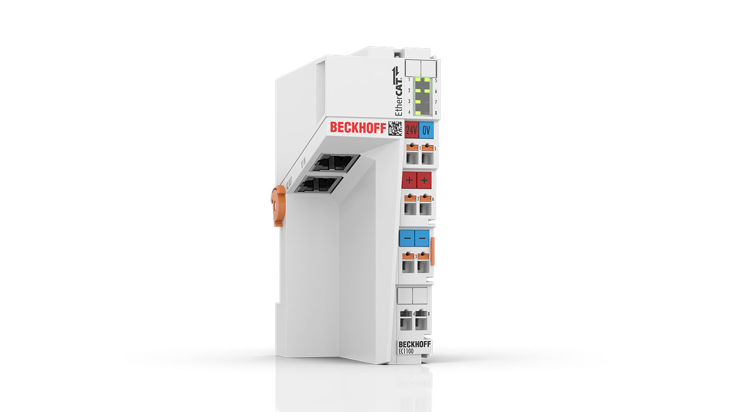 EC1100 | EtherCAT Coupler, RJ45, angled, push-in