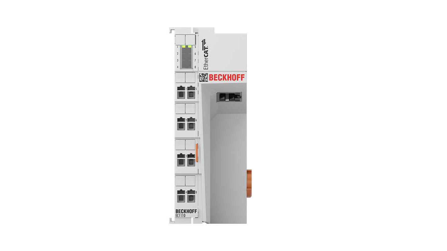 EC1110 | EtherCAT Terminal extension, RJ45, angled, push-in