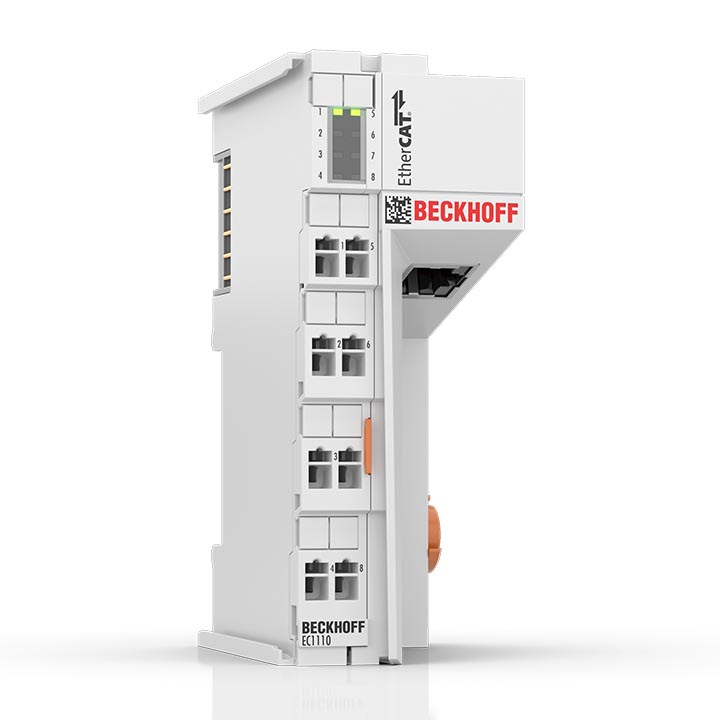 EC1110 | EtherCAT Terminal extension, RJ45, angled, push-in