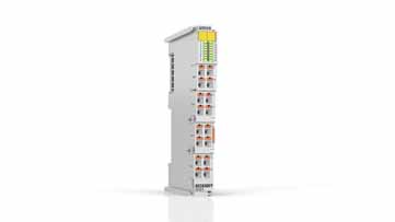 ED1819 | EtherCAT Terminal, 16-channel digital input, 24 V DC, 10 µs, push-in