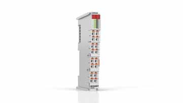 ED2838 | EtherCAT Terminal, 8-channel digital output, 24 V DC, 2 A, push-in, with channel diagnostics