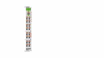ED3362 | EtherCAT Terminal, 2-channel analog input, measuring bridge, full bridge, 24 bit, push-in, sensor supply 5/10 V DC, with 2 x digital combi