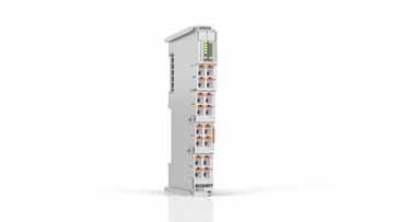 ED5112 | EtherCAT Terminal, 2-channel encoder interface, incremental, 5 V DC (DIFF RS422, TTL, open collector), 5 MHz, push-in, 2 x AB/1 x ABC