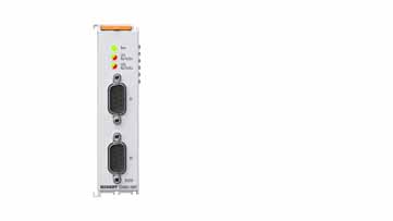 ED6002-0009 | EtherCAT Terminal, 2-channel communication interface, serial, RS232, D-sub