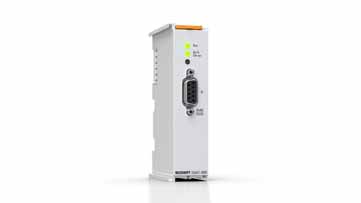 ED6011-0009 | EtherCAT Terminal, 1-channel communication interface, serial, RS232/RS422/RS485, D-sub