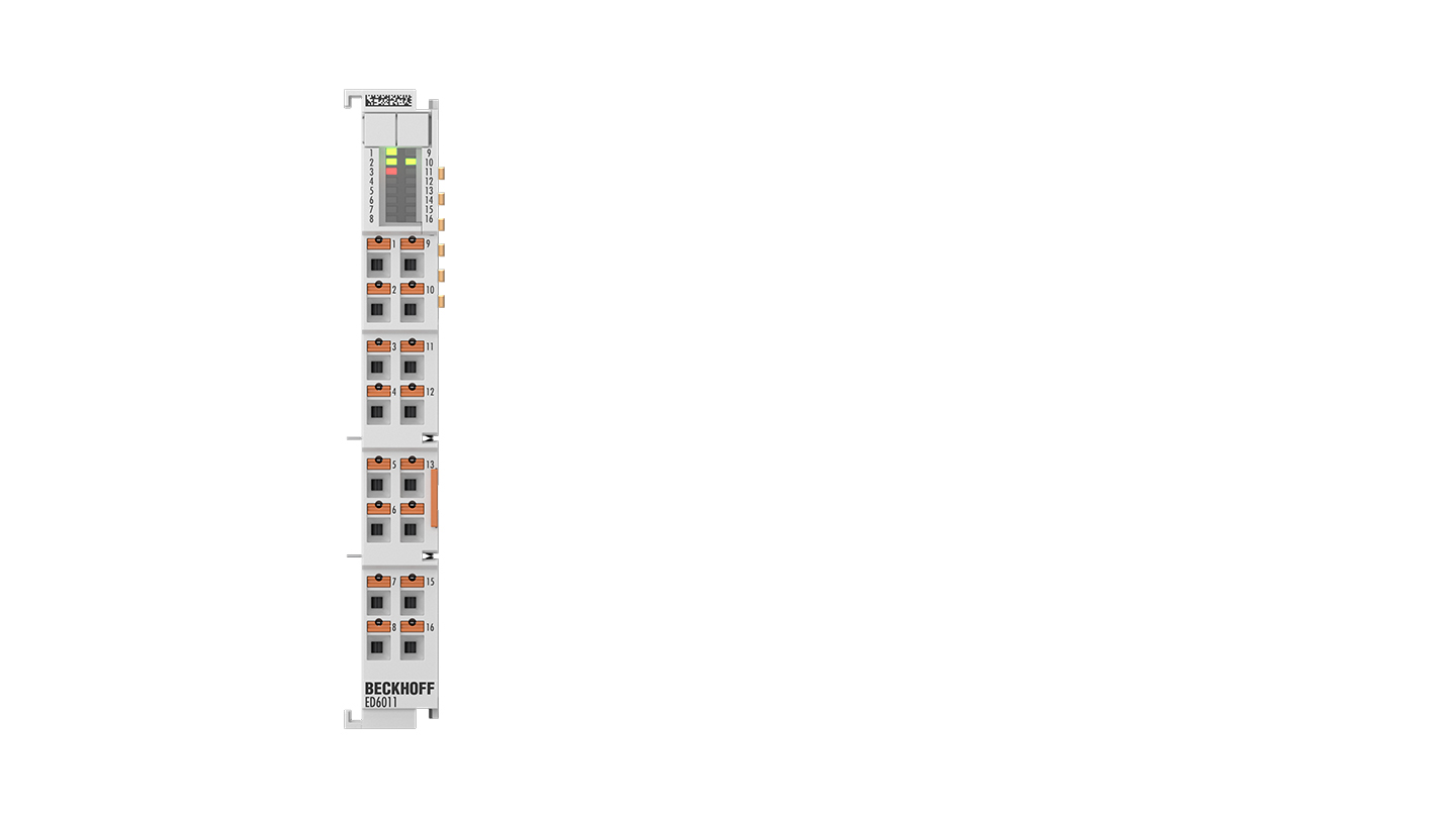 ED6011 | EtherCAT Terminal, 1-channel communication interface, serial, RS232/RS422/RS485, push-in