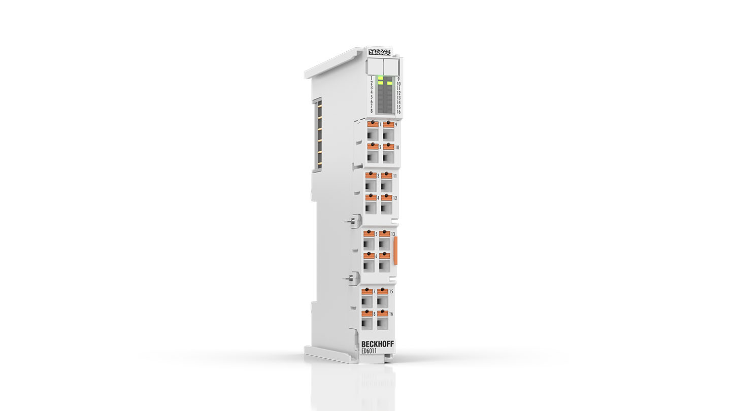 ED6011 | EtherCAT Terminal, 1-channel communication interface, serial, RS232/RS422/RS485, push-in