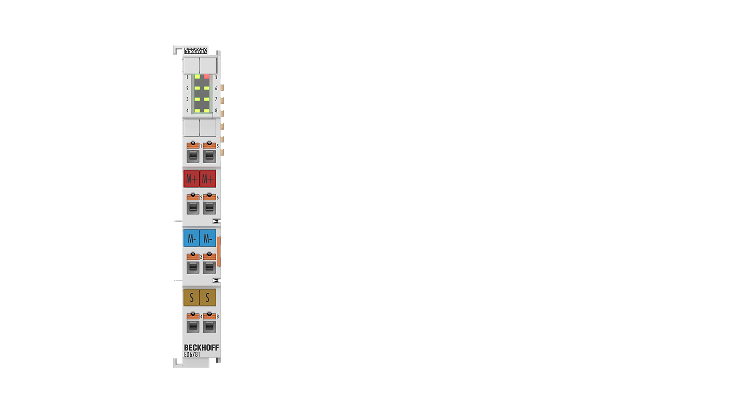 ED6781 | EtherCAT Terminal, 1-channel communication interface, M-Bus, master, push-in