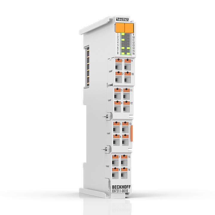 ED7211-0010 | EtherCAT Terminal, 1-channel motion interface, servomotor, 48 V DC, 4.5 A, push-in, OCT
