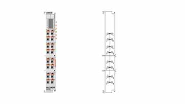 ED9183 | EtherCAT Terminal, potential distribution, 16 x 1 potential, push-in