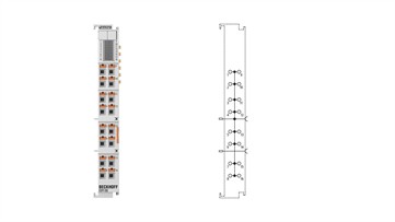 ED9188 | EtherCAT Terminal, potential distribution, 16 x 24 V DC, push-in