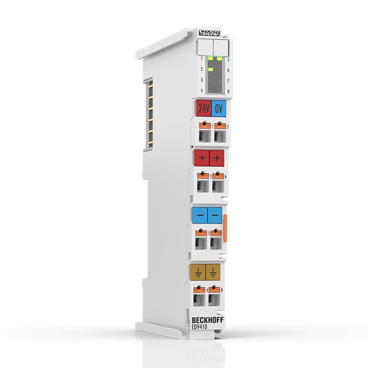 ED9410 | EtherCAT Terminal, power supply for E-bus, 24 V DC, 2 A, push-in, with diagnostics