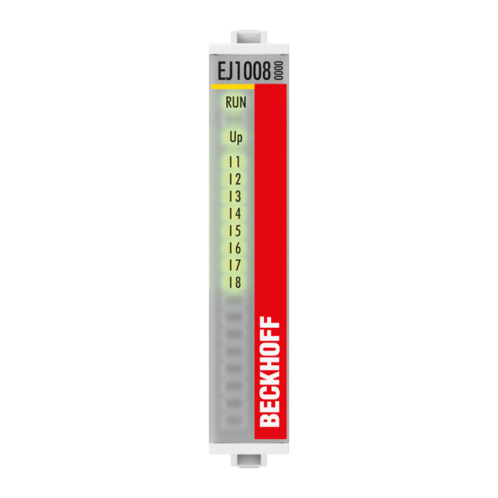 EJ1008 | EtherCAT-Steckmodul, 8-Kanal-Digital-Eingang, 24 V DC, 3 ms