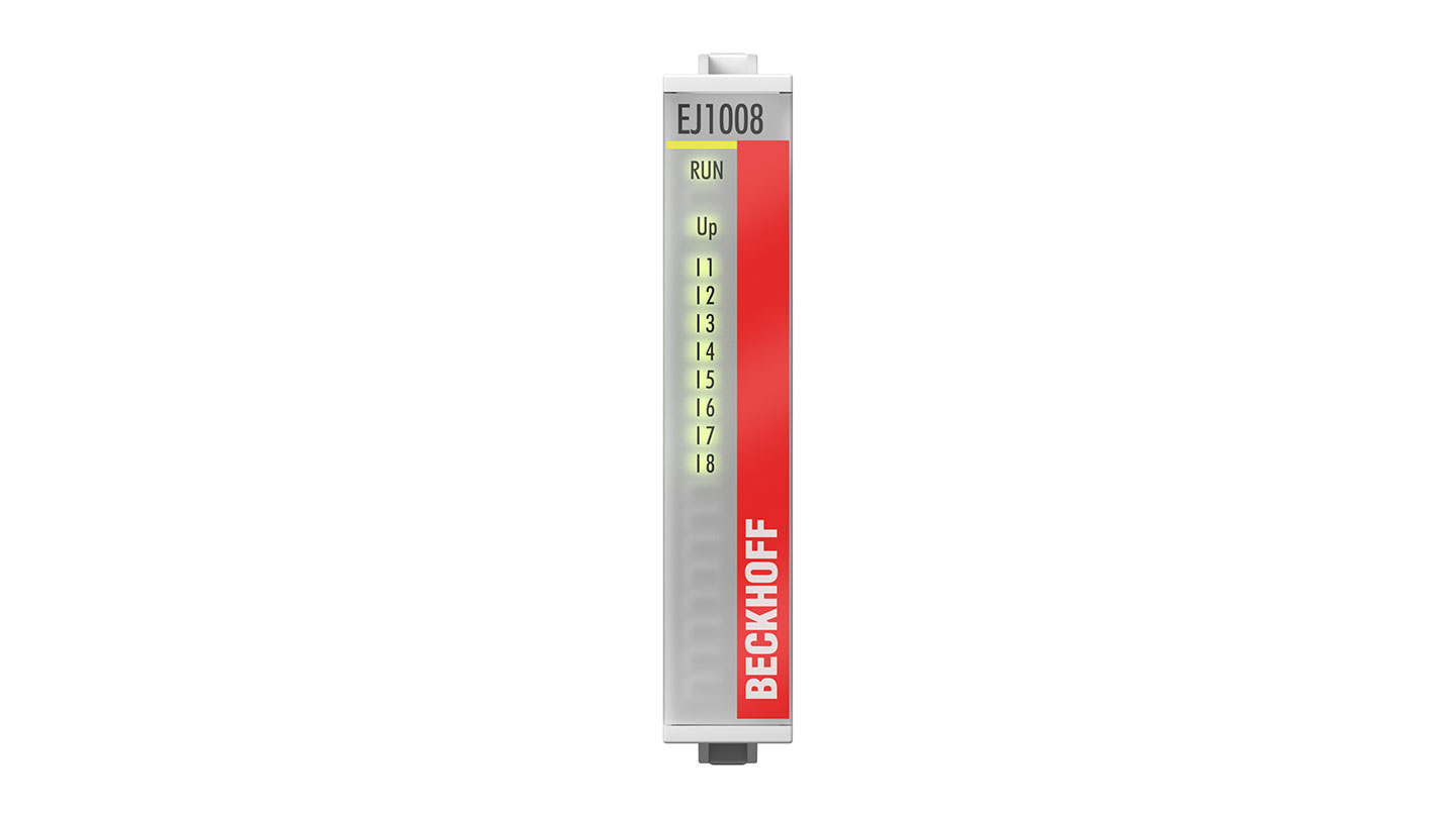 EJ1008 | EtherCAT plug-in module, 8-channel digital input, 24 V DC, 3 ms