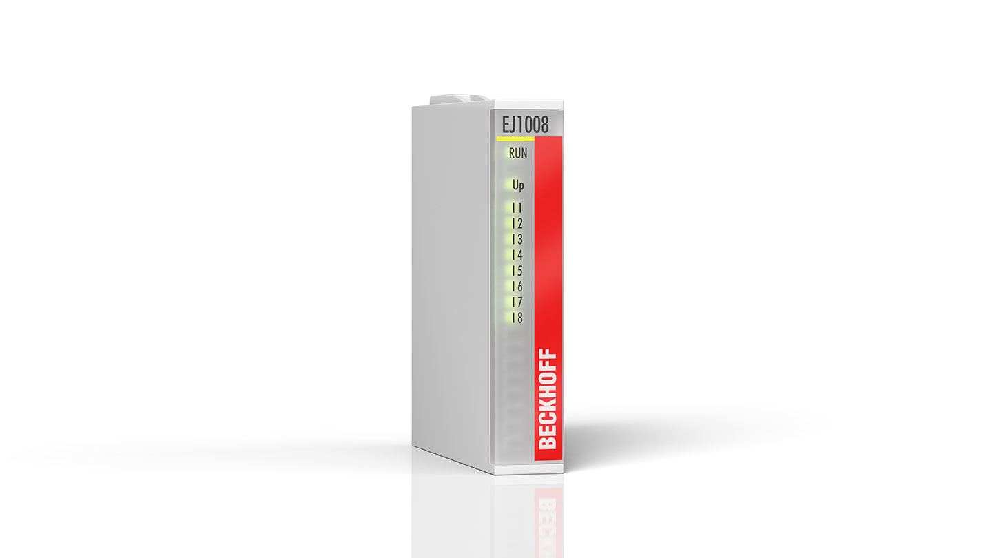 EJ1008 | EtherCAT plug-in module, 8-channel digital input, 24 V DC, 3 ms
