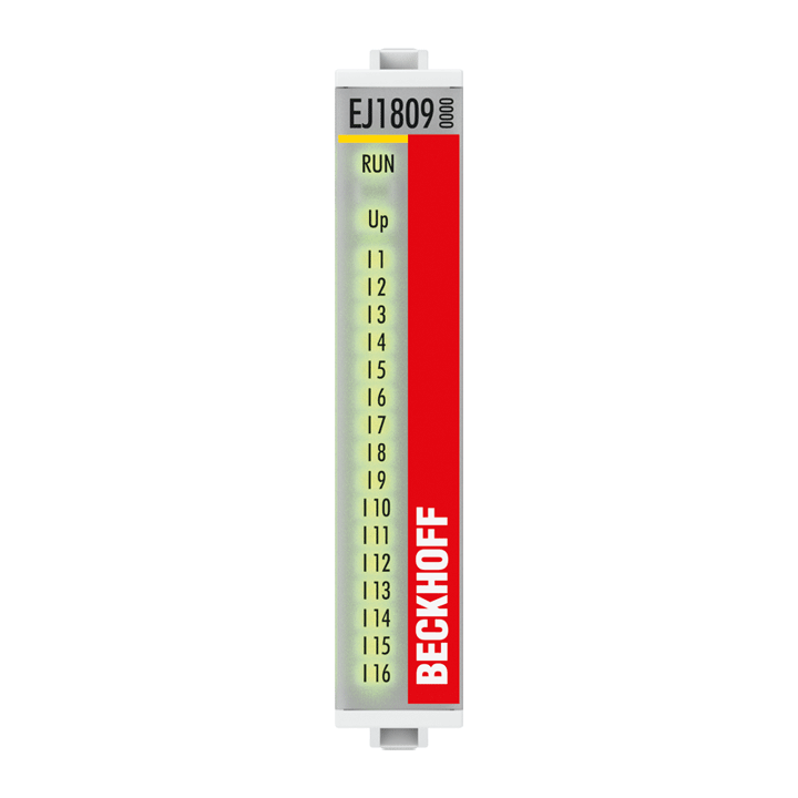 EJ1809 | EtherCAT-Steckmodul, 16-Kanal-Digital-Eingang, 24 V DC, 3 ms