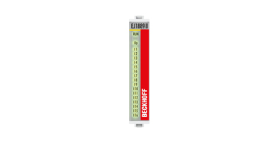 EJ1889 | EtherCAT plug-in module, 16-channel digital input, 24 V DC, 3 ms, ground switching