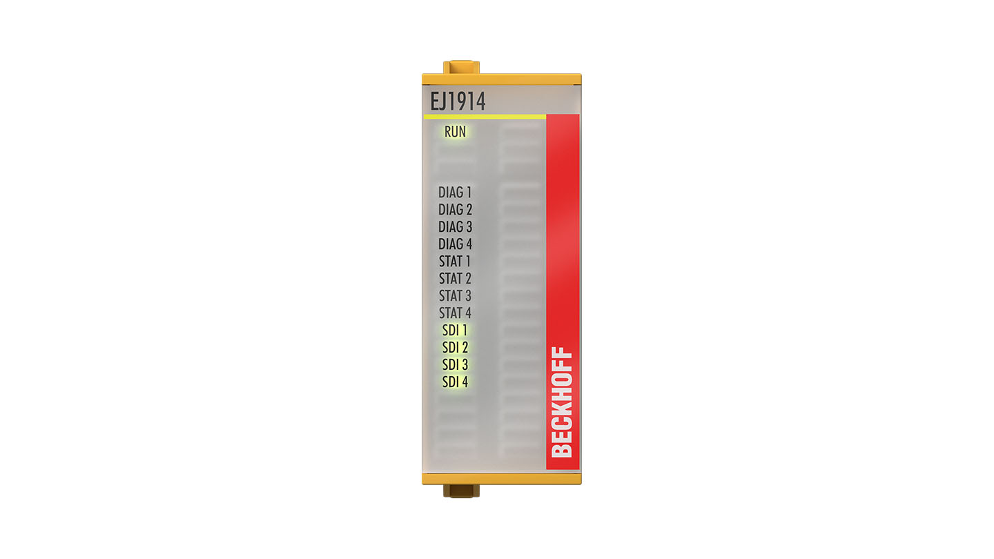 EJ1914 | EtherCAT plug-in module, 4-channel digital input, 24 V DC, TwinSAFE, TwinSAFE Logic
