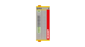 EJ1914 | EtherCAT plug-in module, 4-channel digital input, 24 V DC