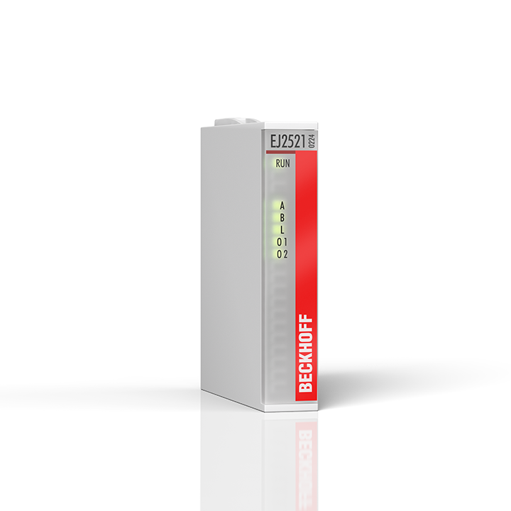 EJ2521-0224 | EtherCAT plug-in module, 1-channel pulse train output, 24 V DC, 1 A, with capture/compare input/output