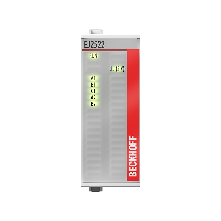 EJ2522 | EtherCAT plug-in module, 2-channel pulse train output, incr. enc. simulation, RS422, 50 mA