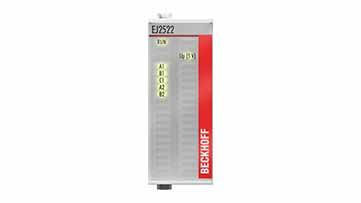 EJ2522 | EtherCAT plug-in module, 2-channel pulse train output, incr. enc. simulation, RS422, 50 mA